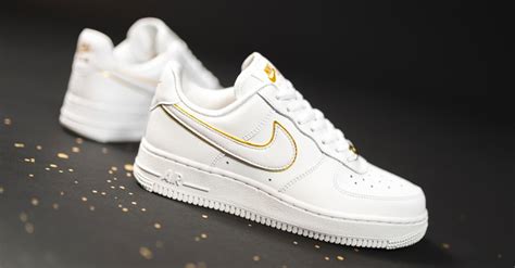 nike air force 1 wit goud dames|nike air force 1.